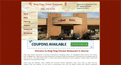 Desktop Screenshot of mingfengrestaurant.com